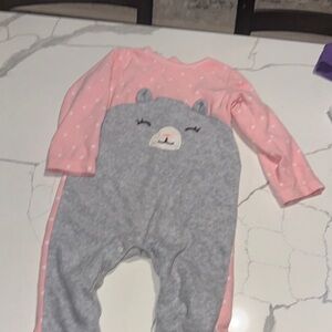 Carters Girls Baby Toddler 24M Fleece Onesie
